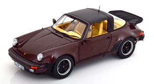 PORSCHE 911 TURBO 3.3 TARGA 1987 DARK BROWN METALLIC