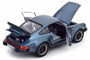 PORSCHE 911 TURBO 3.3 1988 GREY BLUE METALLIC — фото 2