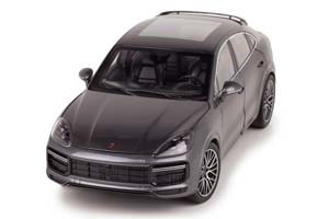 PORSCHE CAYENNE COUPE TURBO 2019 DARK GREY METALLIC — фото 13