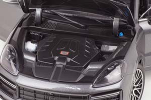 PORSCHE CAYENNE COUPE TURBO 2019 DARK GREY METALLIC — фото 7
