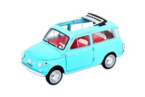FIAT 500 GIARDINIERA 1964 LIGHT BLUE