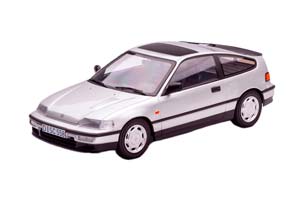 HONDA CRX 1990 SILVER