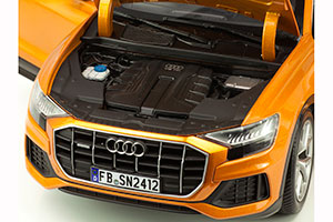 AUDI Q8 4Х4 2018 DRAGON ORANGE METALLIC — фото 7