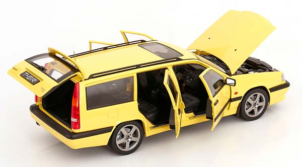 VOLVO 850 T-5R KOMBI 1994 HELLYELLOW LIMITED EDITION 1000 PCS. EXKLUSIV FÜR MODELISSIMO / ВОЛЬВО 850 T-5R КОМБИ ХЕЛЛЙЕЛЛОВ ЛИМИТИРОВАННАЯ СЕРИЯ ШТ ЕКСКЛУСИВ ФУР МОДЕЛИССИМО — фото 4