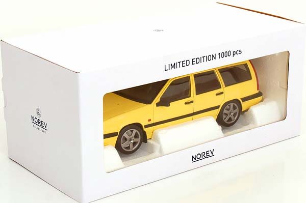 VOLVO 850 T-5R KOMBI 1994 HELLYELLOW LIMITED EDITION 1000 PCS. EXKLUSIV FÜR MODELISSIMO / ВОЛЬВО 850 T-5R КОМБИ ХЕЛЛЙЕЛЛОВ ЛИМИТИРОВАННАЯ СЕРИЯ ШТ ЕКСКЛУСИВ ФУР МОДЕЛИССИМО — фото 8