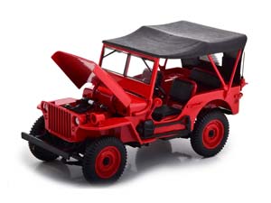 JEEP WILLIS 4x4 WITH TENT 1942 RED — фото 5