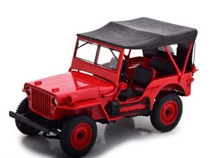 JEEP WILLIS 4x4 WITH TENT 1942 RED — фото 7