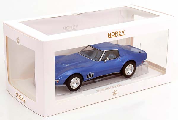 CHEVROLET CORVETTE C2 COUPE 1969 BLUE METALLIC / ШЕВРОЛЕ КОРВЕТ C2 КУПЕ СИНИЙ МЕТАЛЛИК — фото 3