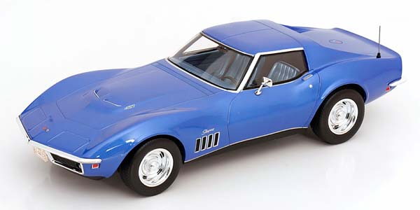 CHEVROLET CORVETTE C2 COUPE 1969 BLUE METALLIC / ШЕВРОЛЕ КОРВЕТ C2 КУПЕ СИНИЙ МЕТАЛЛИК