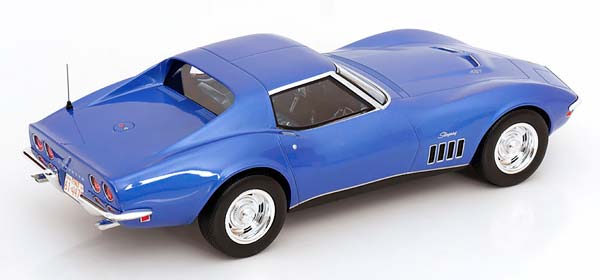 CHEVROLET CORVETTE C2 COUPE 1969 BLUE METALLIC / ШЕВРОЛЕ КОРВЕТ C2 КУПЕ СИНИЙ МЕТАЛЛИК — фото 2