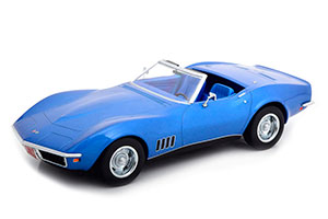 CHEVROLET CORVETTE CONVERTIBLE C3 1969 BLUE METALLIC