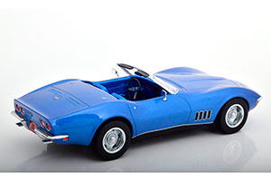 CHEVROLET CORVETTE CONVERTIBLE C3 1969 BLUE METALLIC — фото 2