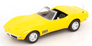CHEVROLET CORVETTE CONVERTIBLE 1969 YELLOW / ШЕВРОЛЕ КОРВЕТ КАБРИОЛЕТ ЖЕЛТЫЙ