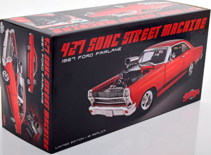 FORD FAIRLANE 427 STREET MACHINE 1967 ORANGE-METALLIC — фото 4