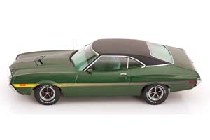 FORD GRAN TORINO FROM THE MOVIE GRAN TORINO 1972 GREEN METALLIC/MATT BLACK — фото 3