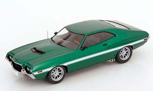 FORD GRAN TORINO SPORT 1972 GREENMETALLIC WHITE / ФОРД ГРАН ТОРИНО СПОРТ ЗЕЛЕНЫЙ МЕТАЛЛИК БЕЛЫЙ