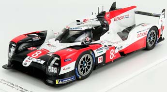TOYOTA TS050 2.4L HYBRID TURBO V6 TEAM TOYOTA GAZOO RACING N8 WINNER 24H LE MANS (2020) S.BUEMI - B.HARTLEY - K.NAKAJIMA , RED WHITE