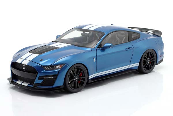 FORD MUSTANG SHELBY GT500 YEAR 2022 BLUE METALLIC / WHITE / ФОРД МУСТАНГ ШЕЛБИ GT500 СИНИЙ МЕТАЛЛИК БЕЛЫЙ