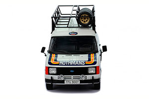 FORD TRANSIT MKII ТЕХНИЧКА ROTHMANS RALLY TEAM С БАГАЖНИКОМ И КОЛЕСАМИ НА КРЫШЕ 1980 — фото 3