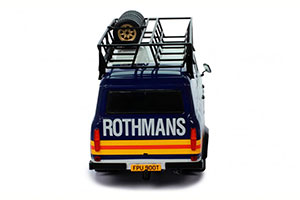 FORD TRANSIT MKII ТЕХНИЧКА ROTHMANS RALLY TEAM С БАГАЖНИКОМ И КОЛЕСАМИ НА КРЫШЕ 1980 — фото 4