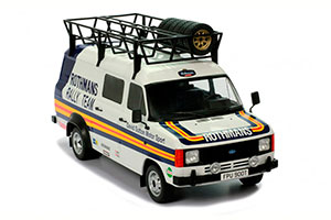 FORD TRANSIT MKII ТЕХНИЧКА ROTHMANS RALLY TEAM С БАГАЖНИКОМ И КОЛЕСАМИ НА КРЫШЕ 1980 — фото 7