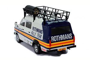 FORD TRANSIT MKII ТЕХНИЧКА ROTHMANS RALLY TEAM С БАГАЖНИКОМ И КОЛЕСАМИ НА КРЫШЕ 1980 — фото 8