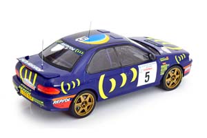 SUBARU IMPREZA 555 #5 SAINZ/LMOYA 4 МЕСТО RALLY TOUR DE CORSE 1995 — фото 2