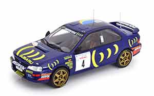 SUBARU IMPREZA 555 #4 MCRAE/RINGER 5 МЕСТО RALLY TOUR DE CORSE ЧЕМПИОН МИРА 1995 — фото 4