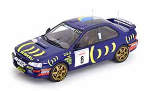 SUBARU IMPREZA 555 #6 LIATTI/ALESSANDRINI 6 МЕСТО RALLY TOUR DE CORSE 1995 — фото 4