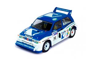 MG METRO 6R4 #14 AUSTIN ROVER WRT LLEWELLIN/SHORT 9 МЕСТО RAC RALLY 1986