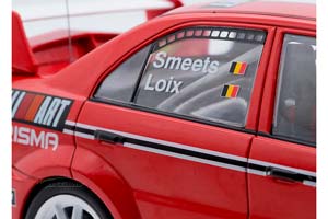 MITSUBISHI CARISMA GT EVO VI #2 MARLBORO MITSUBISHI RALLIART LOIX/SMEETS 4 МЕСТО RALLY SAN REMO 1999 — фото 3