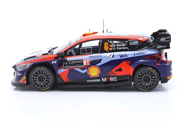 HYUNDAI I20 N RALLY1 #6 RALLYE MONTE CARLO 2023 SORDO, CARRERA / ХЕНДЭ I20 RALLY1 РАЛЛИ МОНТЕ-КАРЛО СОРДО КАРРЕРА — фото 4