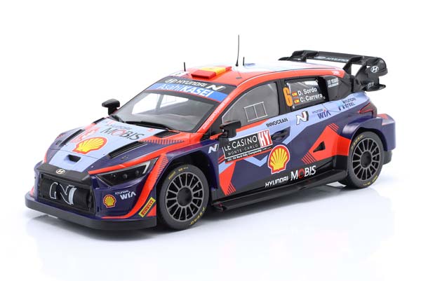 HYUNDAI I20 N RALLY1 #6 RALLYE MONTE CARLO 2023 SORDO, CARRERA / ХЕНДЭ I20 RALLY1 РАЛЛИ МОНТЕ-КАРЛО СОРДО КАРРЕРА