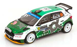 SKODA FABIA RALLY2 #24 "TOKSPORT WRT" ГРЯЗИН/АЛЕКСАНДРОВ 10 МЕСТО RALLY MONTE CARLO 2023 — фото 1