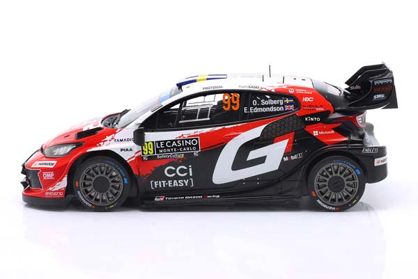 TOYOTA GR YARIS RALLY1 #99 WINNER RALLYE MONTE CARLO 2026 SOLBERG, EDMONDSON / ТОЙОТА ГР ЯРИС RALLY1 ПОБЕДИТЕЛЬ РАЛЛИ МОНТЕ-КАРЛО СОЛБЕРГ ЕДМОНДСОН — фото 4