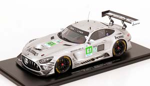 MERCEDES AMG LMGT3 NO 61 24H LE MANS 2025 BERRY/HODENIUS/MARTIN WITH SHOWCASE / МЕРСЕДЕС АМГ LMGT3 61 24 ЧАСА ЛЕ-МАН БЕРРЙ/ХОДЕНИУС/МАРТИН БОКС