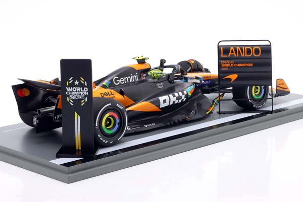 MCLAREN MCL39 #4 3RD ABU DHABI GP FORMULA 1 WORLD CHAMPION 2025 LANDO NORRIS / МАКЛАРЕН MCL39 3 МЕСТО АБУ-ДАБИ ГРАН-ПРИ ФОРМУЛА-1 ЧЕМПИОН МИРА ЛАНДО НОРРИС — фото 2