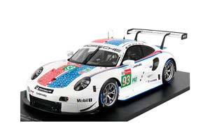 PORSCHE 911 991 RSR 4.0- FLAT-6 TEAM PORSCHE GT N 93 24H LE MANS (2019) N.TANDY - E.BAMBER - P.PILET, WHITE — фото 1