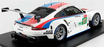 PORSCHE 911 991 RSR 4.0- FLAT-6 TEAM PORSCHE GT N 93 24H LE MANS (2019) N.TANDY - E.BAMBER - P.PILET, WHITE — фото 2