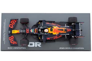 RED BULL RB16B WINNER GP ABU DHABI (WORLD CHAMPION VERSTAPPEN) 2021 ГОДА / РЕД БУЛЛ РБ16 (МАКС ФЕРСТАППЕН ЧЕМПИОН МИРА) БОКС В КОМПЛЕКТЕ — фото 5