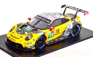 PORSCHE 911 RSR-19 N°72 HUB AUTO RACING -1ER HYPERPOLE LMGTE PRO CLASS 24H LE MANS DRIES VANTHOOR (2021)