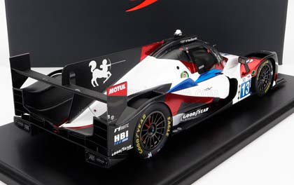ORECA GIBSON 07 GK428 4.2L V8 TEAM TDS RACING #13 24H LE MANS (2022) N.DE VRIES - M.BECHE - T.VAN DER HELM - CON VETRINA - WITH SHOWCASE - SPECIAL BOX, WHITE BLACK — фото 2