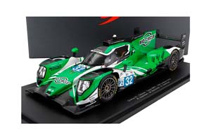ORECA GIBSON 07 GK428 4.2L V8 TEAM WRT #32 24H LE MANS (2022) R.INEICHEN - M.BORTOLOTTI - D.VANTHOOR - CON VETRINA - WITH SHOWCASE - SPECIAL BOX, GREEN WHITE