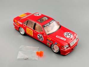 MERCEDES-BENZ W140 AMG, КРАСНЫЙ, HEYER/SCHICKENTANZ, 21 СМ