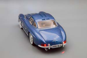MERCEDES-BENZ W198 300SL GULLWING, СИНИЙ, 21 СМ — фото 5