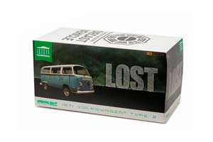 VW VOLKSWAGEN BUS T2B TV SERIES LOST DHARMA VAN 1971 LIGHT BLUE/WHITE (FROM THE TV SERIES STAYING ALIVE) — фото 4