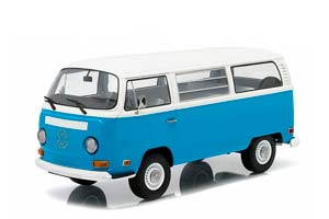 VW VOLKSWAGEN BUS T2B TV SERIES LOST DHARMA VAN 1971 LIGHT BLUE/WHITE (FROM THE TV SERIES STAYING ALIVE)