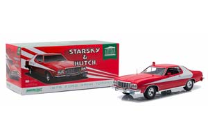 FORD GRAN TORINO STARSKY HUTCH 1976 RED WHITE — фото 3