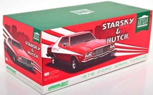 FORD GRAN TORINO STARSKY HUTCH 1976 RED WHITE — фото 4