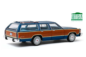 FORD LTD COUNTRY SQUIRE 1979 MIDNIGHT BLUE/WOOD — фото 2